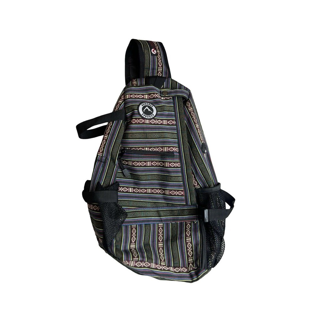 Aurorae Cross body Sling BackPack Multicolored Yoga Mat Bag Holder NWOT